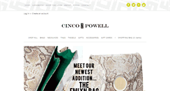 Desktop Screenshot of cincopowell.com